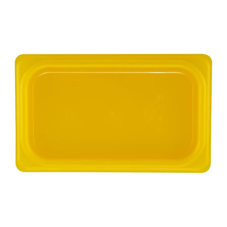 Cambro Safetrak IML Polypropylene Seal Lid Yellow 1/4 GN