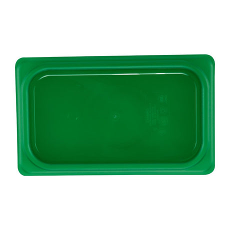 Cambro Safetrak IML Polypropylene Seal Lid Green 1/4 GN