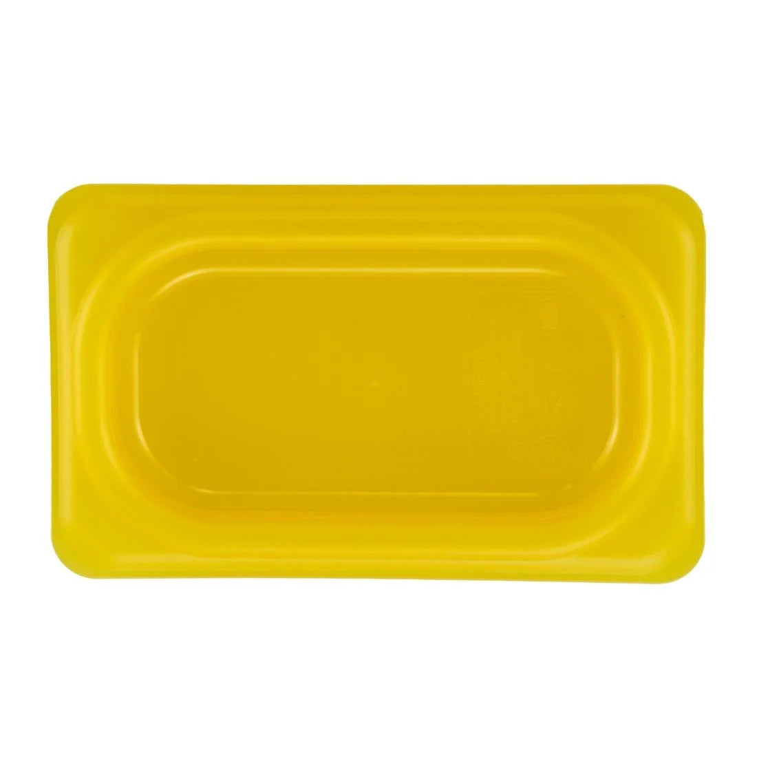 Cambro Safetrak IML Polypropylene Seal Lid Yellow 1/9 GN