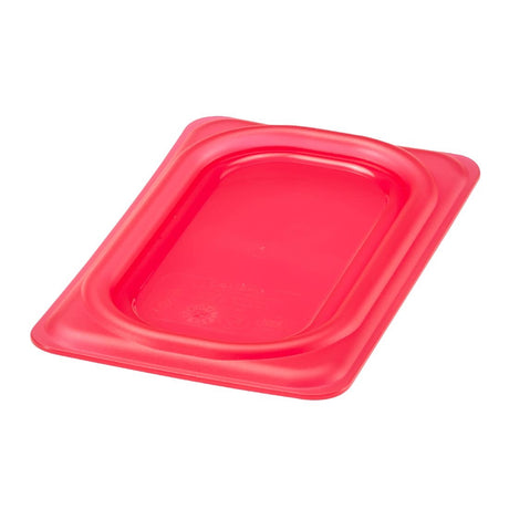 Cambro Safetrak IML Polypropylene Seal Lid Red 1/9 GN