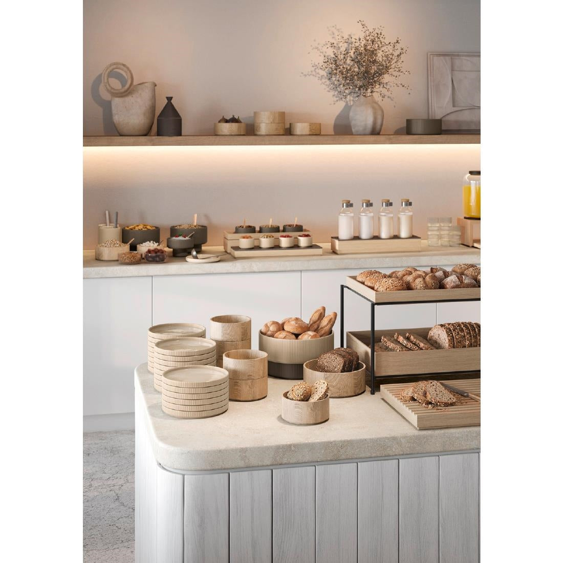 APS THE GRID Glass Bowls 60mm (12 Pack)