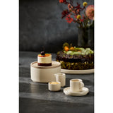 APS THE GRID Porcelain Bowls Sand 45mm (12 Pack)