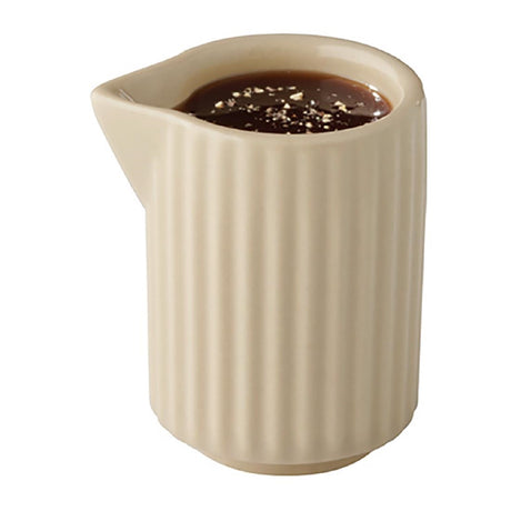 APS THE GRID Porcelain Pourer Sand 40ml (6 Pack)