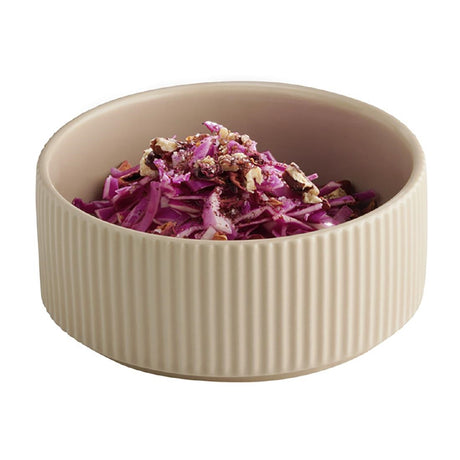 APS THE GRID Porcelain Bowls Sand 450ml (6 Pack)