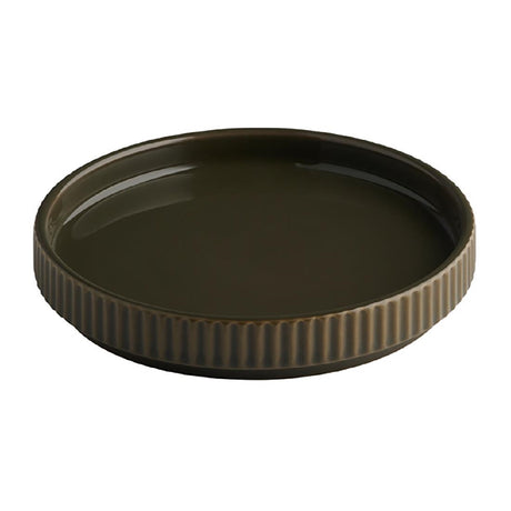 APS THE GRID Porcelain Plates Brown 140mm (6 Pack)