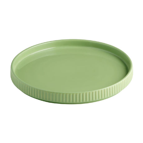 APS THE GRID Sage Porcelain Plates 200mm (6 Pack)