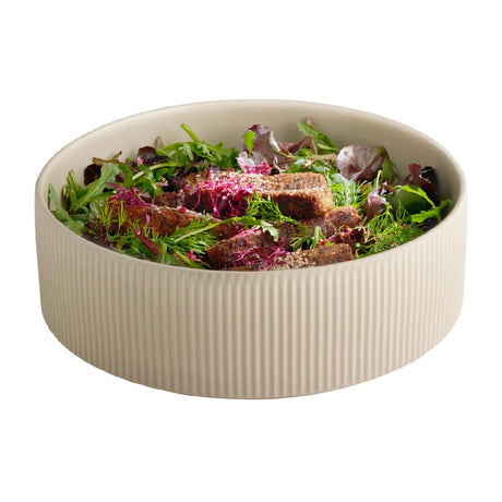 APS THE GRID Porcelain Bowl Sand 2.5Ltr