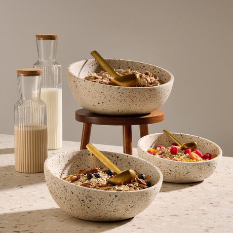 APS TERRAZZO Concrete Bowl 295mm