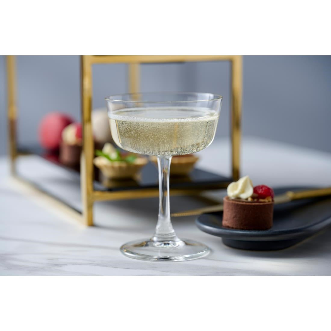 Onis Classic Bar Straight Sided Coupe Glasses 165ml (6 Pack)