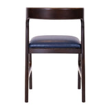 Copenhagen Dining Chairs in Dark Walnut & Bison Midnight (6 Pack)