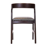 Copenhagen Dining Chairs in Dark Walnut & Bison Smoke (6 Pack)