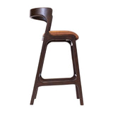 Copenhagen Bar Chair in Dark Walnut & Bison Tan (6 Pack)