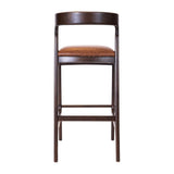 Copenhagen Bar Chair in Dark Walnut & Bison Tan (6 Pack)