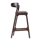 Copenhagen Bar Chair in Dark Walnut & Bison Smoke (6 Pack)