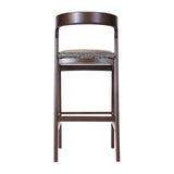 Copenhagen Bar Chair in Dark Walnut & Bison Smoke (6 Pack)