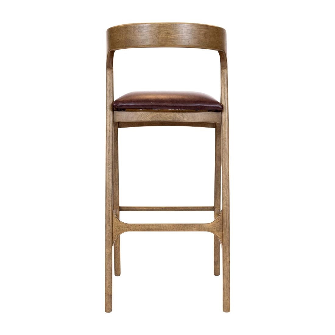 Copenhagen Bar Chair in Weathered Oak & Bison Espresso (6 Pack)