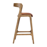 Copenhagen Bar Chair in Weathered Oak & Bison Tan (6 Pack)