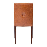 Bath Dining Chair in Dark Walnut & Bison Tan (6 Pack)