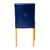 Bath Dining Chair in Soft Oak & Bison Midnight (6 Pack)