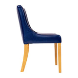 Bath Dining Chair in Soft Oak & Bison Midnight (6 Pack)