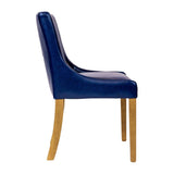 Bath Dining Chair in Weathered Oak & Bison Midnight (6 Pack)