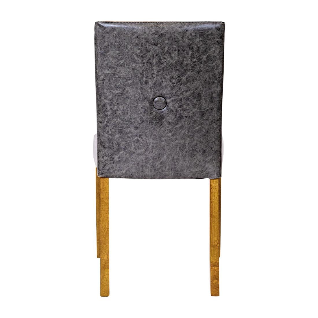 Bath Dining Chair in Weathered Oak & Bison Smoke (6 Pack)