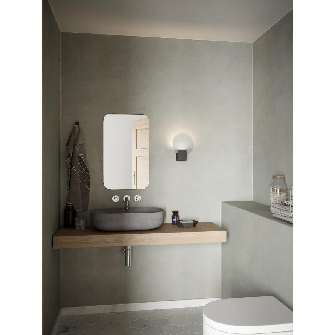 Nordlux Hester Wall Light Black