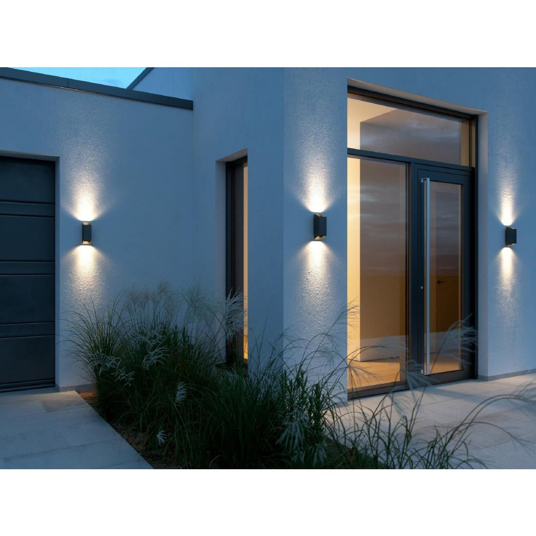Nordlux Nico Square 22 Wall Light Black