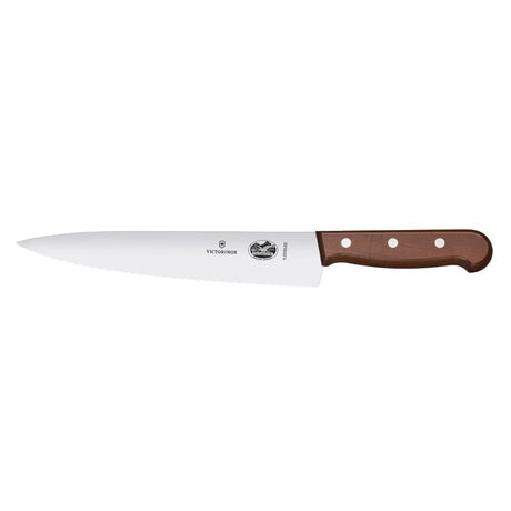 Victorinox Wood Serrated Chefs Knife 22cm