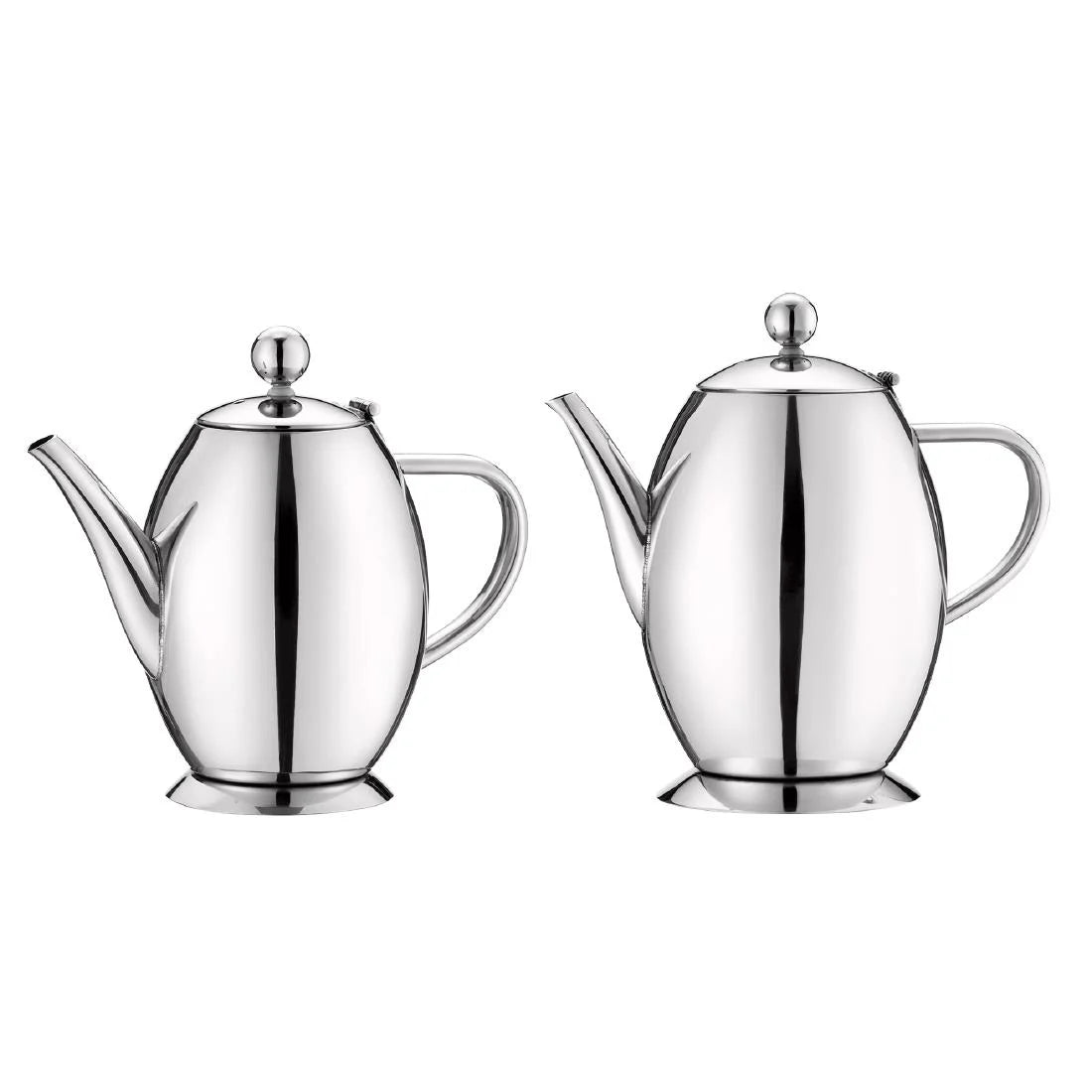 Elia Classic Stainless Steel Coffee Pot with Hinged Lid 800ml