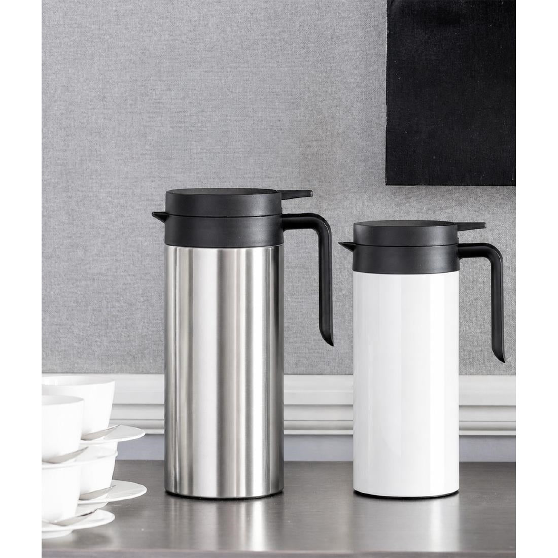 Elia Cylinder-Type Vacuum Jug White 1Ltr