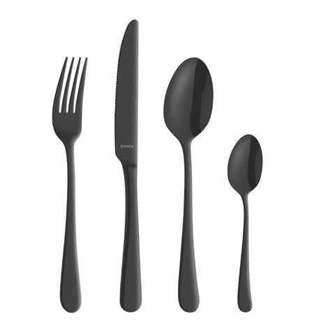 Amefa Austin Espresso Spoons Black PVD (12 Pack)