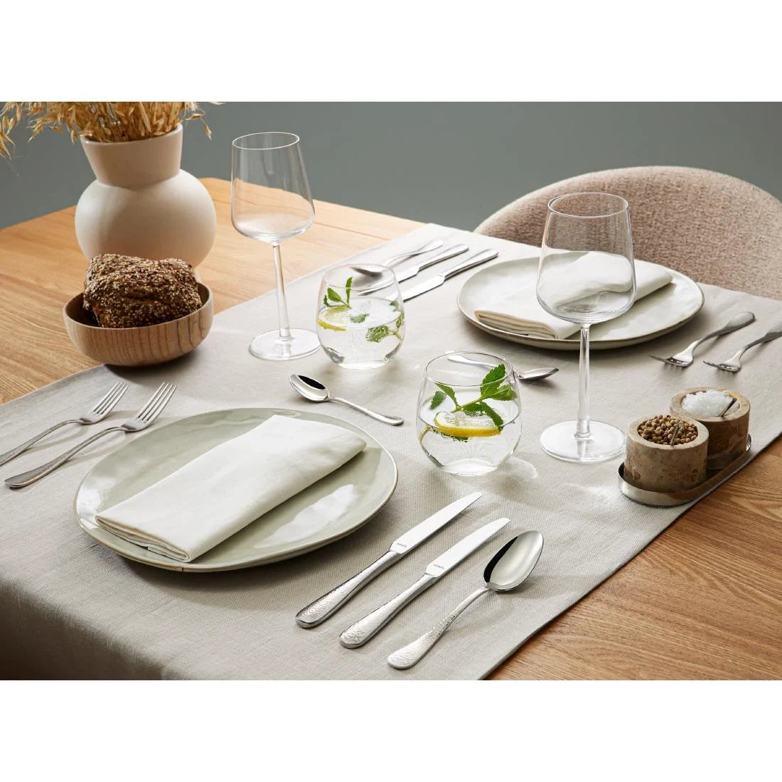 Amefa Sierra Hammered Cake Forks (12 Pack)