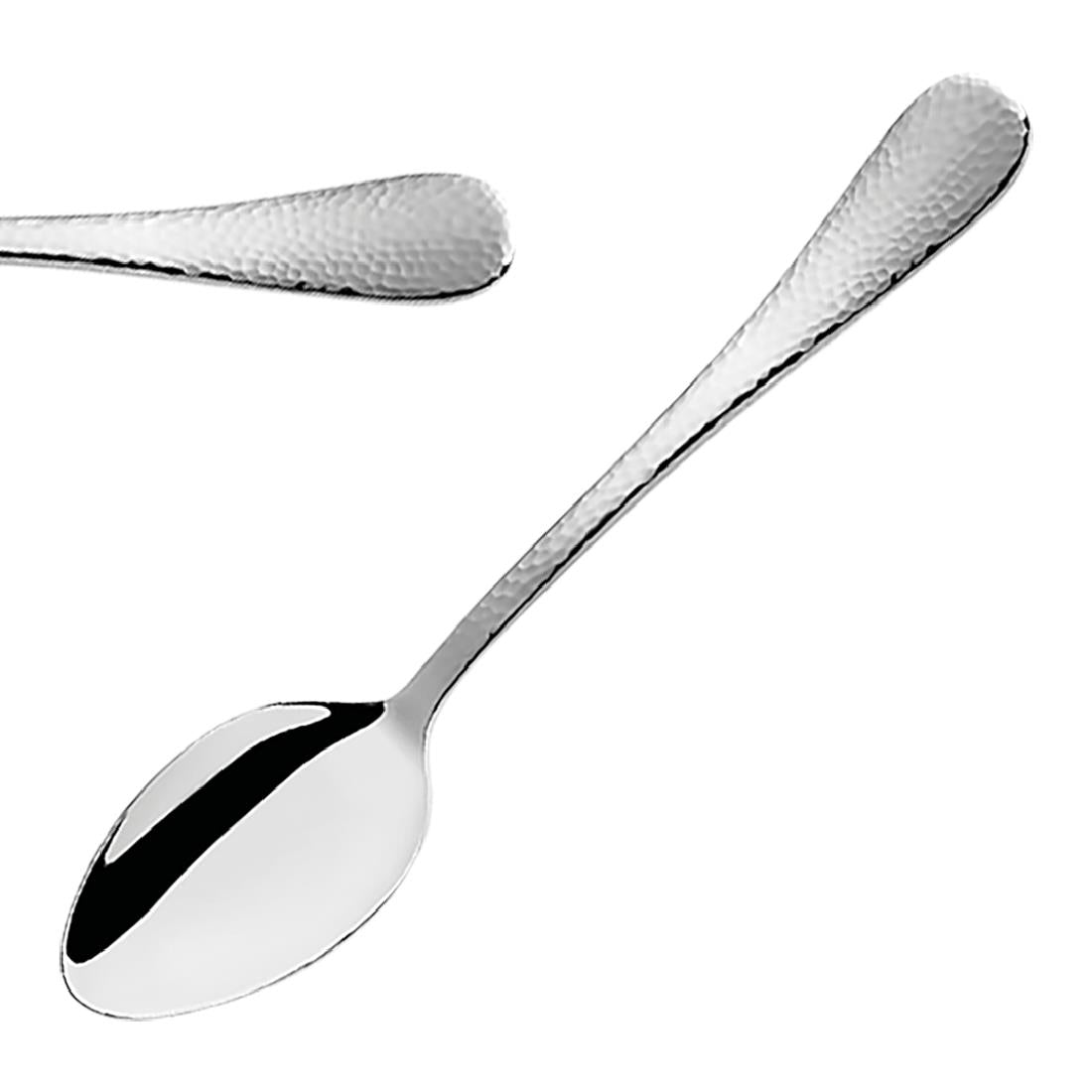Amefa Sierra Hammered Dessert Spoons (12 Pack)