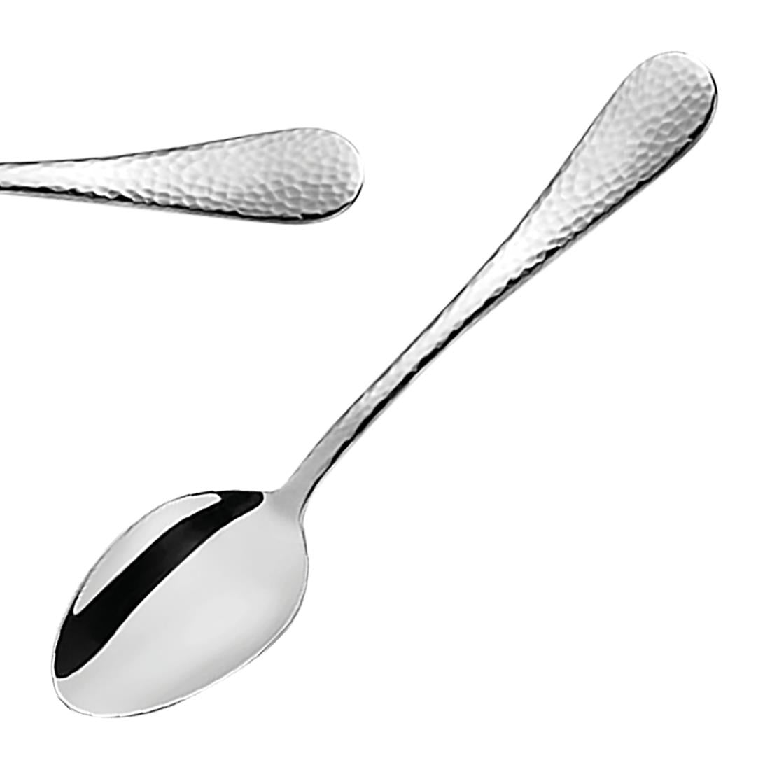 Amefa Sierra Hammered Espresso Spoons (12 Pack)