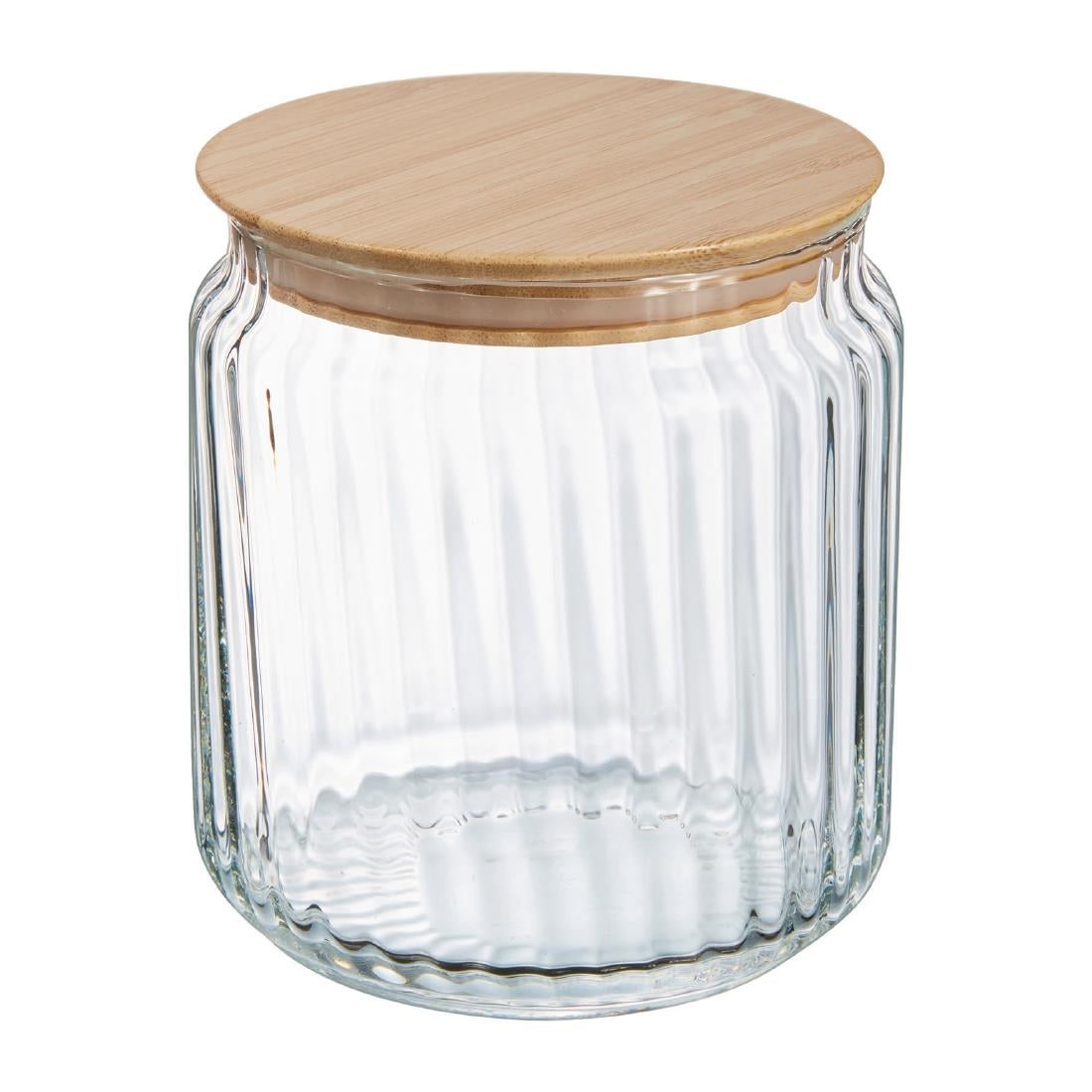 Luminarc Nova Jars with Bamboo Lids 750ml (6 Pack)