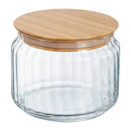 Luminarc Nova Jars with Bamboo Lids 500ml (6 Pack)