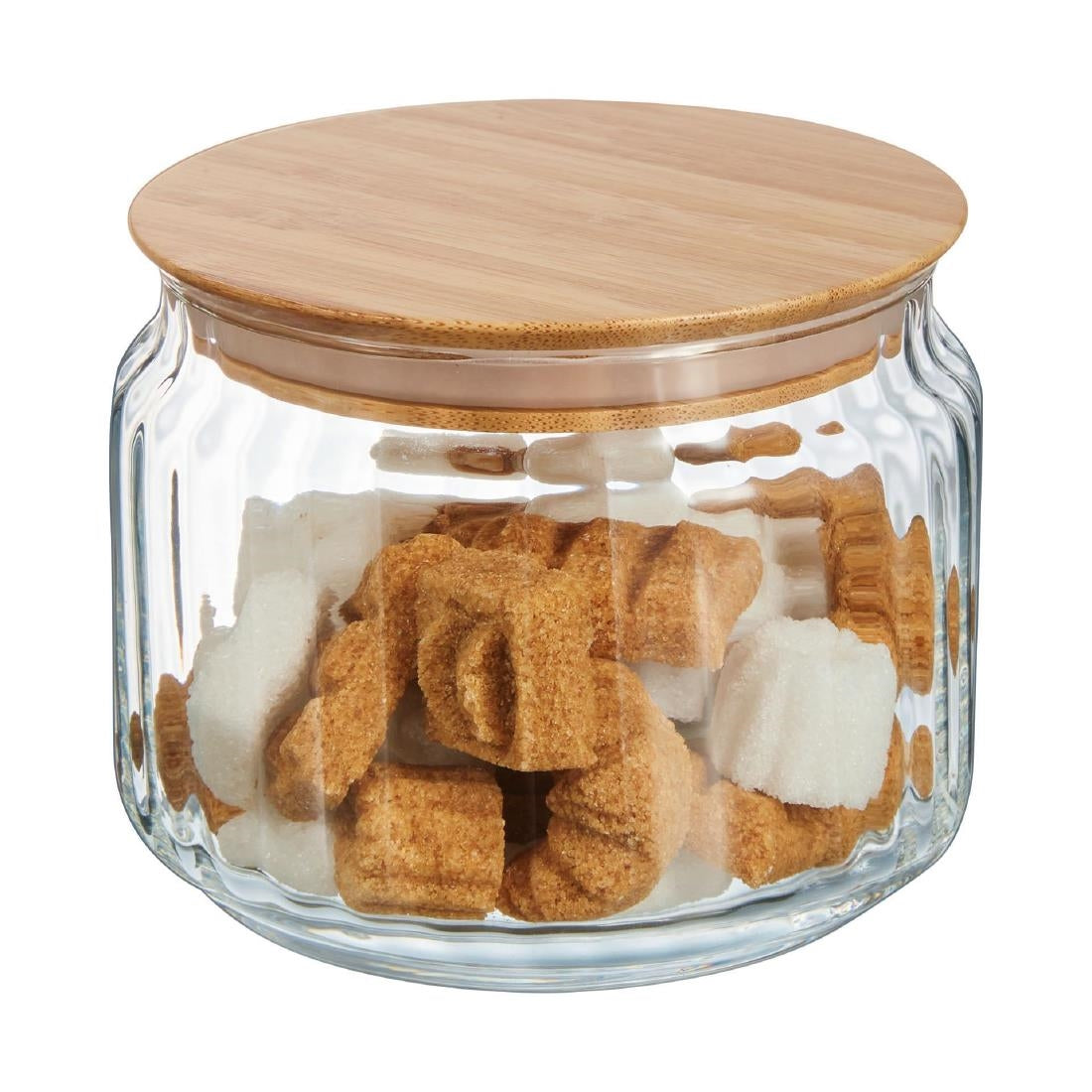 Luminarc Nova Jars with Bamboo Lids 500ml (6 Pack)
