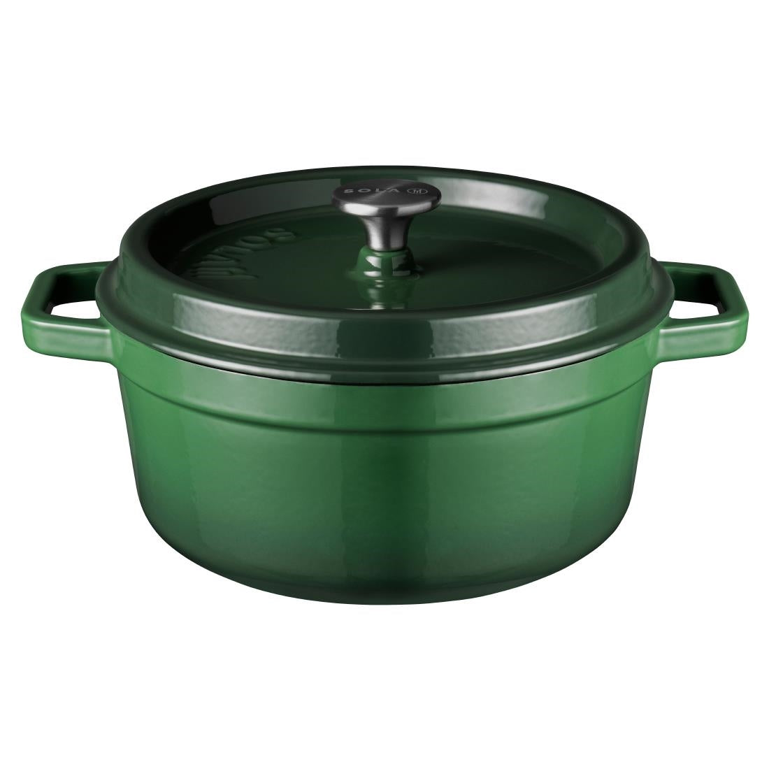 Churchill Cast Iron Dish Green 28cm