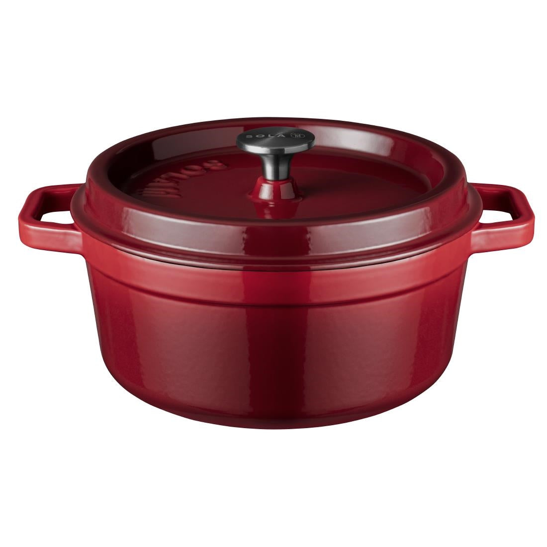 Churchill Cast Iron Dish Red 28cm