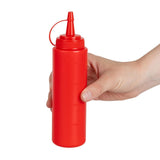 Vogue Red Squeeze Sauce Bottle 8oz