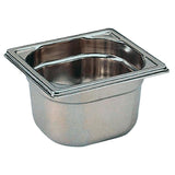 Matfer Bourgeat Stainless Steel 1/6 Gastronorm Tray 100mm