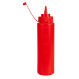 Vogue Red Squeeze Sauce Bottle 24oz