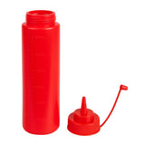 Vogue Red Squeeze Sauce Bottle 24oz