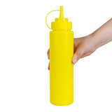 Vogue Yellow Squeeze Sauce Bottle 24oz