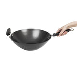 Kitchen Craft Non Stick Flat Base Wok 356mm