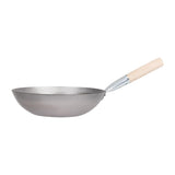 Vogue Mild Steel Flat Base Wok 330mm