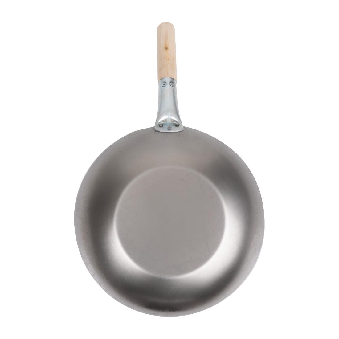Vogue Mild Steel Flat Base Wok 330mm