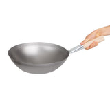Vogue Mild Steel Round Base Wok 356mm