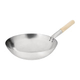 Vogue Mild Steel Round Base Wok 356mm